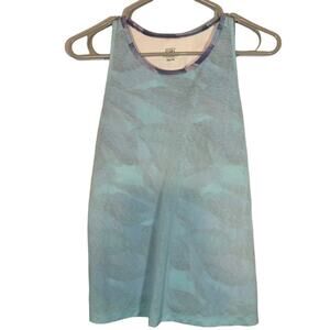 Athleta Girl Baby Blue Cut Out Athletic Casual Tank Top Girls Sz XXL/16